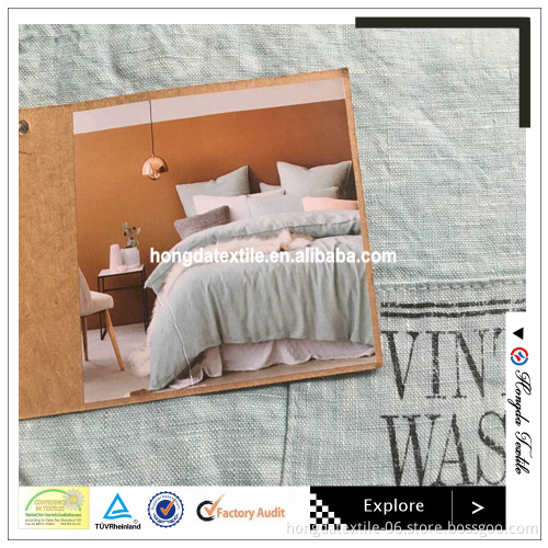 Stone/Vintage Washed Linen Blended Bed Sheet For AU Market